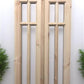 French Double Door (21x80.5) 6 Pane Glass Door European Styled EM51
