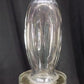 2 Antique Apothecary Show Globes, Art Deco Pharmacy Globes on Metal Stands E