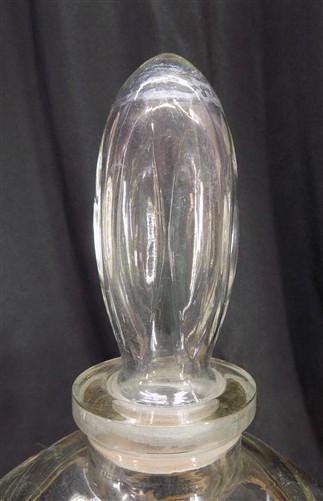 2 Antique Apothecary Show Globes, Art Deco Pharmacy Globes on Metal Stands E