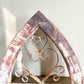 Windows - Arched Rustic Metal Wood Window Frame, Vintage Inspired Wall Decor, Heart Scroll by The Old Grainery (2020-Now,...