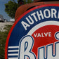 Buick Authorized Service Sign, 2 Sided Metal Porcelain Advertising Buick Sign,