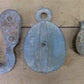 Lot Pulleys Industrial Age Metal Steampunk Factory Flywheel Machine Decor u