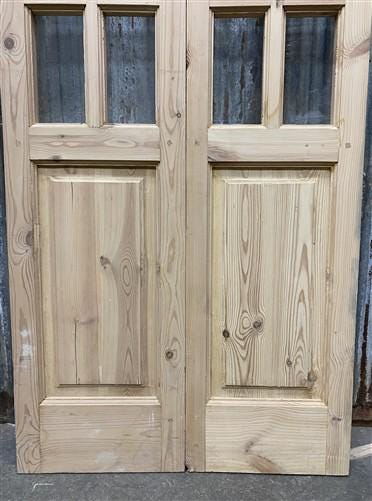 French Double Door (32.25x80.5) 8 Pane Glass Door European Styled, EM36-A