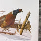 Art & Collectibles > Prints > Lithographs - Richard Sloan, Ring-Necked Pheasant, Signed Print, 28x22 Wade Collection Plate...