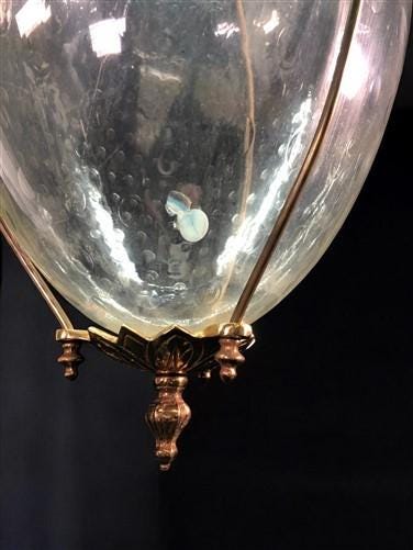 Art & Collectibles > Collectibles > Collectible Glass - Antique Apothecary Show Globe, Hanging Pharmacy Globe, Etched Dot...
