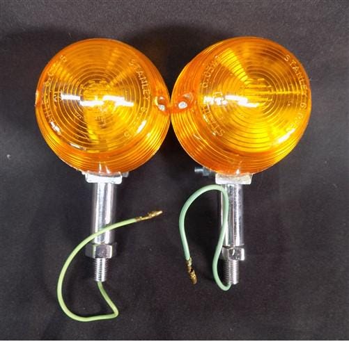 Parts - Honda Genuine Parts 2 Piece NOS Winker Assy Chrome Lights, Motorcycle Lights by The Old Grainery