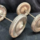 4 Wagon Wheels, Pedal Car, Garden Cart, Pumpkin Wagon, Vintage Goodyear A55