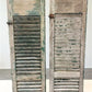 Antique Farmhouse Shutters, Wood Door Window Shutter, Architectural Salvage A69