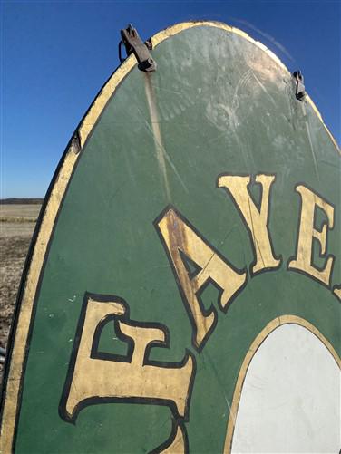 Art & Collectibles > Collectibles > Advertisements - Lafayette 1798 Tavern Sign, Vintage Wood Advertising Sign, Tavern, Di...