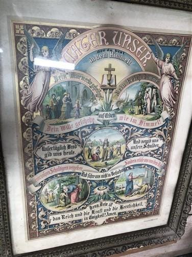 Home & Living > Home Decor > Wall Decor > Wall Hangings - 3 Antique Victorian Wood Frames, Reinders Genealogy, Picture Fra...