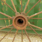 2 Cast Iron Implement Wheels, Wagon Wheel, Tractor Steel Rims, Industrial Age E