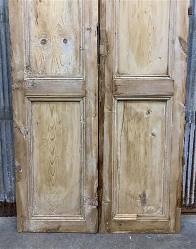 Home & Living > Home Improvement > Doors & Locks > Doors - Antique French Double Doors (39.75x97.5) European Doors, Flat P...