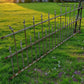 Wrought Iron Vintage Fence Panel (97x40) Architectural Salvage, Garden Art A25