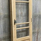 Antique French Single Door (25.5x83) Glass Pane Door with Jamb, Encased Door T8