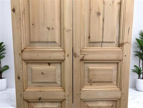 French Double Doors (36x96) Raised Panel Doors, European Styled Doors NM6