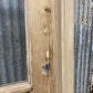 Antique French Single Door (33x92.5) Glass Pane Door with Jamb, Encased Door T32