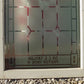 Etched Frosted Clear Glass Vintage Church Window, Architectural Art Glass, E