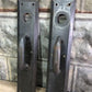 Home & Living > Home Improvement > Hardware - Door Handle Pull Plates, Vintage Black Matte Escutcheon Plate, Mortise Trim...