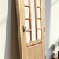 Antique French Single Door (31x78.5) Glass Pane Door with Jamb, Encased Door T41