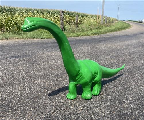 Dinosaur Brachiosaurus, Cast Aluminum Statue, Outdoor Yard Art, Brontosaurus