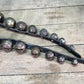 Home & Living > Home Decor > Home Accents > Bells - 17 Sleigh Bells Horse Rein Leather Strap, Christmas Winter Brass Jingl...