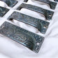10 Cast Iron Fingertip Drawer Pulls Handles Hardware Dresser Kitchen Rustic A