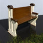 Home & Living > Furniture > Entryway & Mudroom Furniture - Vintage Wooden Church Pew, 3' 9" Porch Bench, Entry Foyer, Dini...