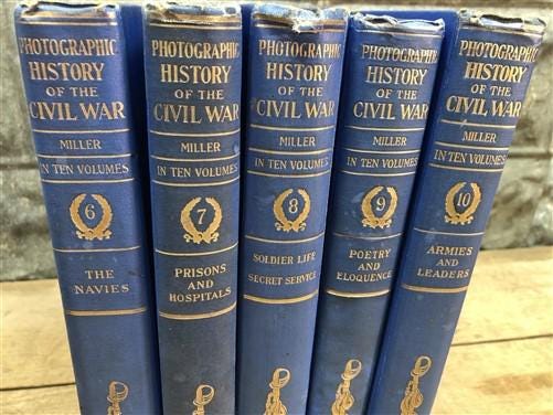 Books, Movies & Music > Books > History Books - 1912 Photographic History of The Civil War, Semi Centennial 10 Volume Set...