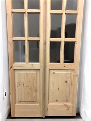 Home & Living > Home Improvement > Doors & Locks > Doors - French Double Door (36x84.75) 8 Pane Glass Door European Styled...