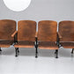 Home & Living > Furniture - 4 Vintage Wood Folding Theater Seats, Auditorium Seats, Entryway Bench, E9 by The Old Grainery