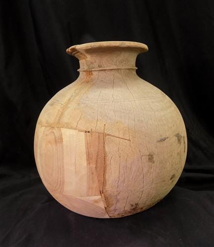 Home & Living > Home Decor > Home Accents - Water Jug, Wood Pot, Wood Vase, Rustic Planter, Modern Farmhouse, European D b...