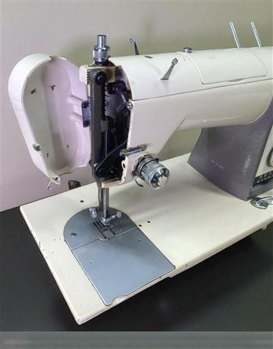 Sears Kenmore Model 158,540 Purple Sewing Machine, Serial Number 0055783