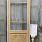 Antique French Single Door (32x93) Glass Pane Door with Jamb, Encased Door T15