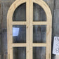 Arched French Double Door (36x80) 3 Pane Glass Door European Styled w Jamb OM3