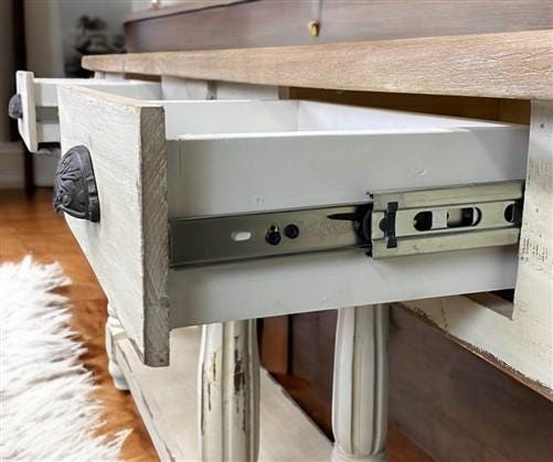 Home & Living > Furniture > Living Room Furniture > Coffee & End Tables - 72" White Sofa Table with Drawers, Coffee Table,...