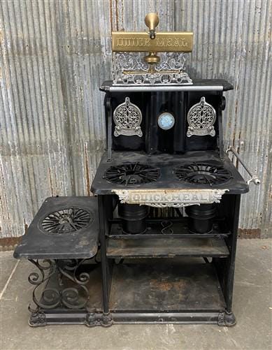 Home & Living > Home Appliances > Large Appliances - Quick Meal Kerosene Stove, Vintage 3 Burner Stove Range, Kerosene Fue...