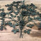 Home & Living > Home Decor > Wall Decor > Wall Hangings - 1967 Turner Mfg Floral Metal Wall Art, MCM Mid Century Green Gol...
