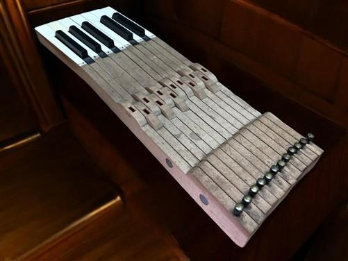 Craft Supplies & Tools > Raw Materials - 12 Black White Piano Keys, Vintage Piano Parts, Art Craft Supplies, Steampunk K b...