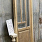 Antique French Single Door (27.25x84) Glass Pane Door with Jamb, Encased Door T2