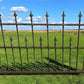 Home & Living > Outdoor & Gardening > Garden Decoration > Yard Art - Wrought Iron Vintage Fence Panel (97x41) Architectura...