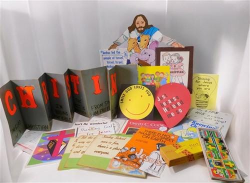 Books, Movies & Music > Books > Religion & Spirituality Books - 1970s Sunday School Kids Church Bible School Posters Signs...