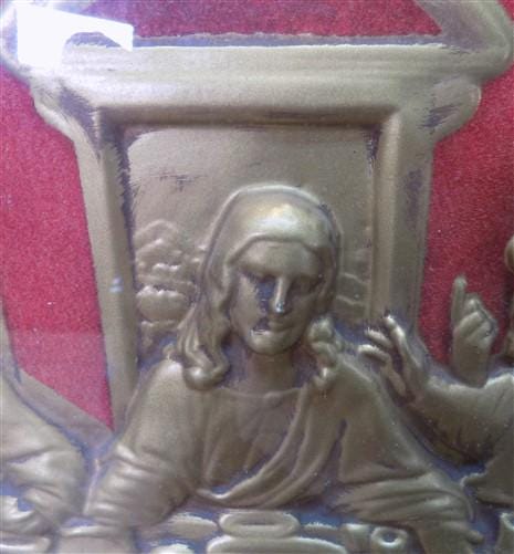 Art & Collectibles > Collectibles - Lighted Framed Last Supper Da Vinci, Christian Catholic Church Chapel Art by The Old G...
