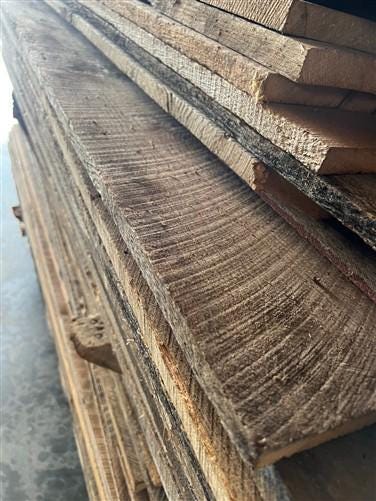 Reclaimed 1 By Oak Barn Wood Boards, Rustic Solid Oak Lumber Planks Custom Order