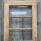 Antique French Single Door (32x92.5) Glass Pane Door with Jamb, Encased Door T38