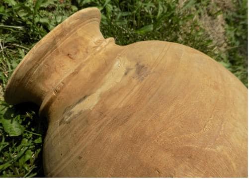Water Jug, Wood Pot, Wood Vase, Rustic Planter, Modern Farmhouse, European L