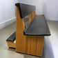 Home & Living > Furniture > Entryway & Mudroom Furniture - 8' Church Pew with Kneeler, Entryway Furniture, Porch Bench, Di...