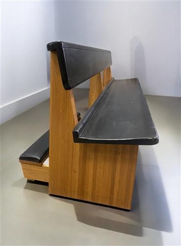 Home & Living > Furniture > Entryway & Mudroom Furniture - 8' Church Pew with Kneeler, Entryway Furniture, Porch Bench, Di...