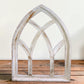 Window Frame - Wooden Church Cathedral Window Frame (28x37) Gothic Arched Wall Decor by The Old Grainery (cathedral window...