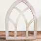 Window Frame - Wooden Church Cathedral Window Frame (28x37) Gothic Arched Wall Decor by The Old Grainery (cathedral window...