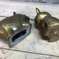 Art & Collectibles > Collectibles > Figurines & Knick Knacks - 2 Piggy Banks, Salesman Sample, Doorstep Toy Coin Money Arc...